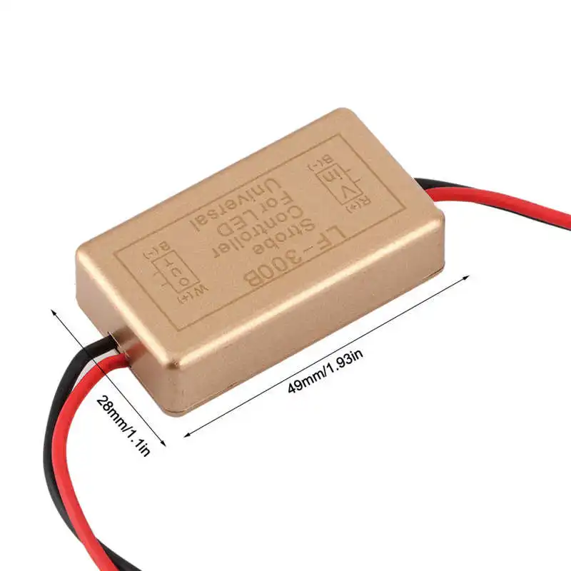 LF-300B 플래시 스트로브 컨트롤러 박스 연속 깜박임 9005 9006 9012 LED 헤드 라이트 Foglight 작은 라이트 자동차