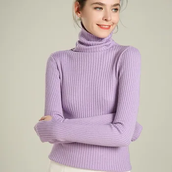 

2020 autumn sweet temperament Korean women's pullover thick round neck loose sweater