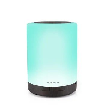 

300ml High Capacity Air Ultrasonic Humidifier Wood Grain Electric Essential Oil Aroma Diffuser with 7 Color Light Mist Maker