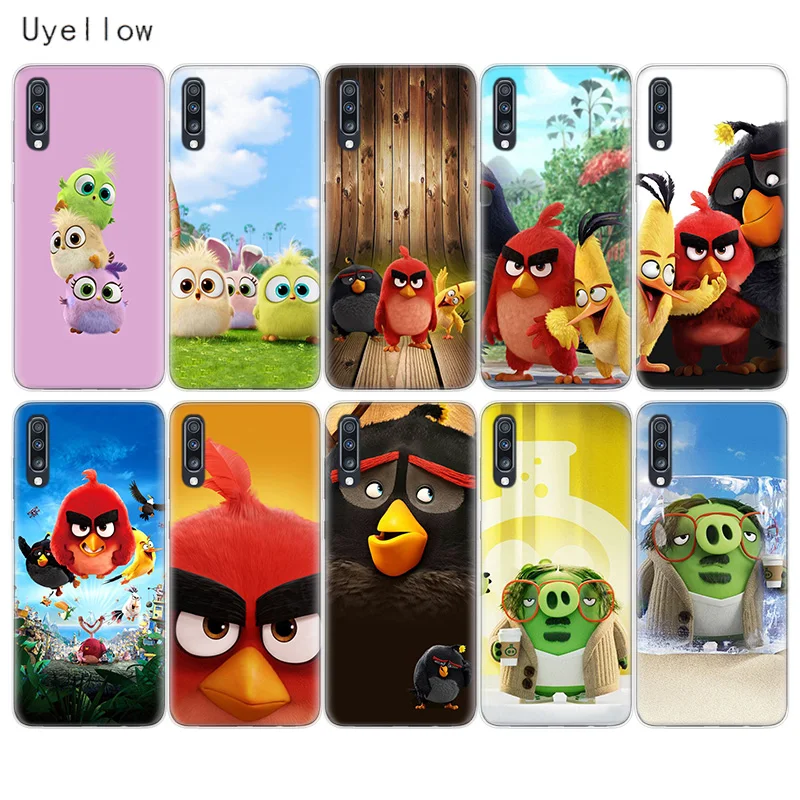 

Uyellow The Angry Bird Phone Case For Samsung A10 A20 A30 A40 A50 A60 A70 A80 A20E Cover For Galaxy M10 M20 M30 M40 TPU Coque