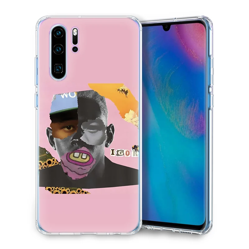 Силиконовый чехол для Huawei P30 P40 Pro + P20 Lite P10 P Smart Plus мягкий Тайлер творческий гольф