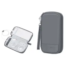 Мужской однослойный водонепроницаемый нейлоновый кабель для зарядки, Аксессуары для мобильных телефонов, сумка для хранения в дороге, портативные мини дорожные сумки