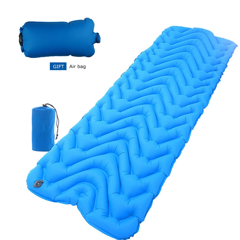 Colchoneta para acampar al aire libre, colchón inflable ultraligero, impermeable, carpa, colchoneta para dormir, colchón plegable aire para acampar|Estera de acampada| AliExpress