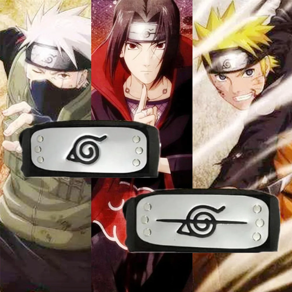 

Naruto Headband Hatake Kakashi Uchiha Itachi Ninja Headwear Cosplay Prop Toys Accessories New