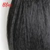 Blice Synthetic Hair Extensions Kinky Straight Weaving 10-24 Inch  Natural Black Hair Bundles For Women All Color Available ► Photo 3/6