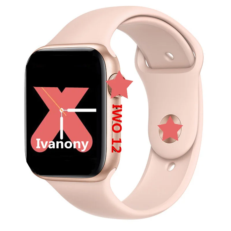 IWO 12, умные часы, серия 5, часы 5, 1:1, 44 мм, умные часы, Женский чехол, для Apple, iOS, Android, телефона, сердцебиение, ЭКГ, лучше, VS IWO11 - Цвет: D
