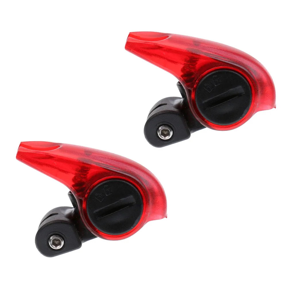 2Pcs High Brightness Bicycle Bike Brake Light Mini Warning Light for V Brakes Automatic Control