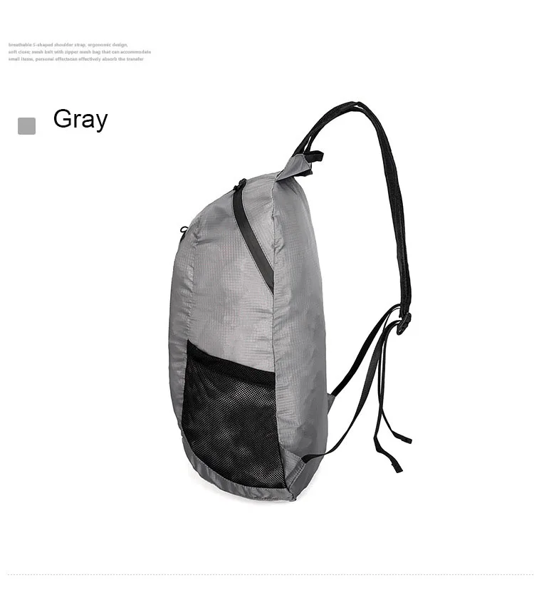 Складной мужской рюкзак, Сверхлегкий Водонепроницаемый рюкзак, походный, для спорта на открытом воздухе, для путешествий, рюкзаки для женщин, походные сумки
