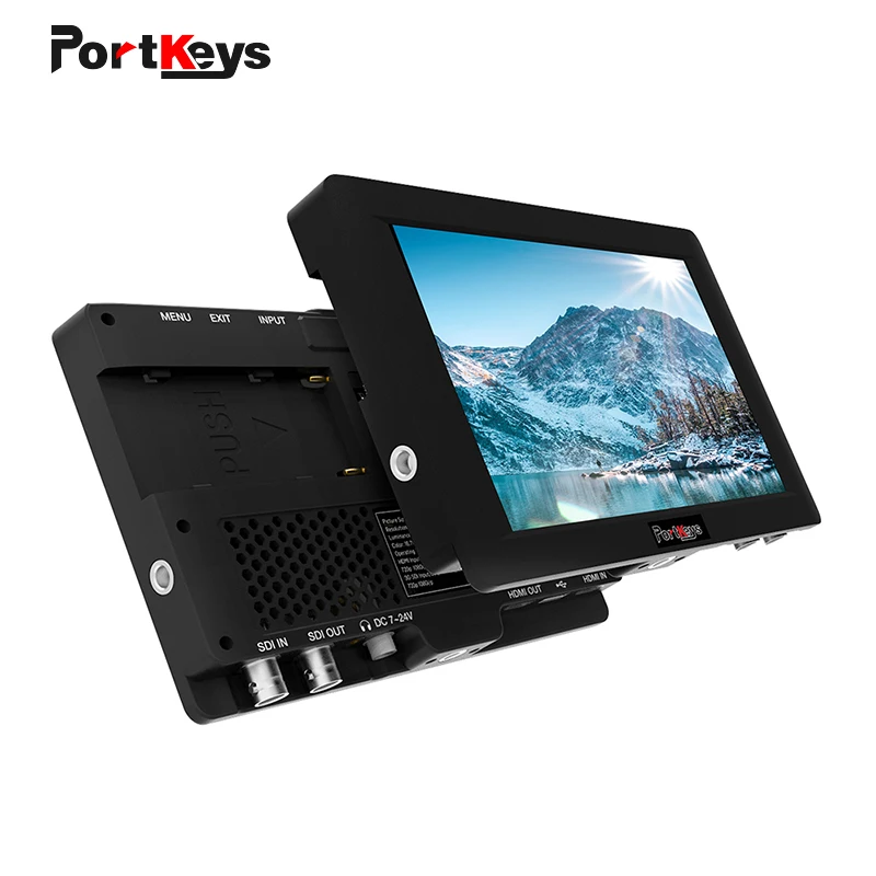 7-дюймовый монитор камеры Portkeys HS7T 4K 3g SDI и HDMI 1200nit, яркий монитор с 3D гистограммой LUT для dslr