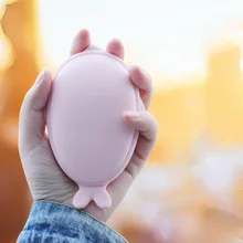 2 в 1 5000 мАч маленький китовый блок питания грелка для рук usb зарядка 5 В/2 а портативный зимний удобный нагреватель для тела ручной нагреватель