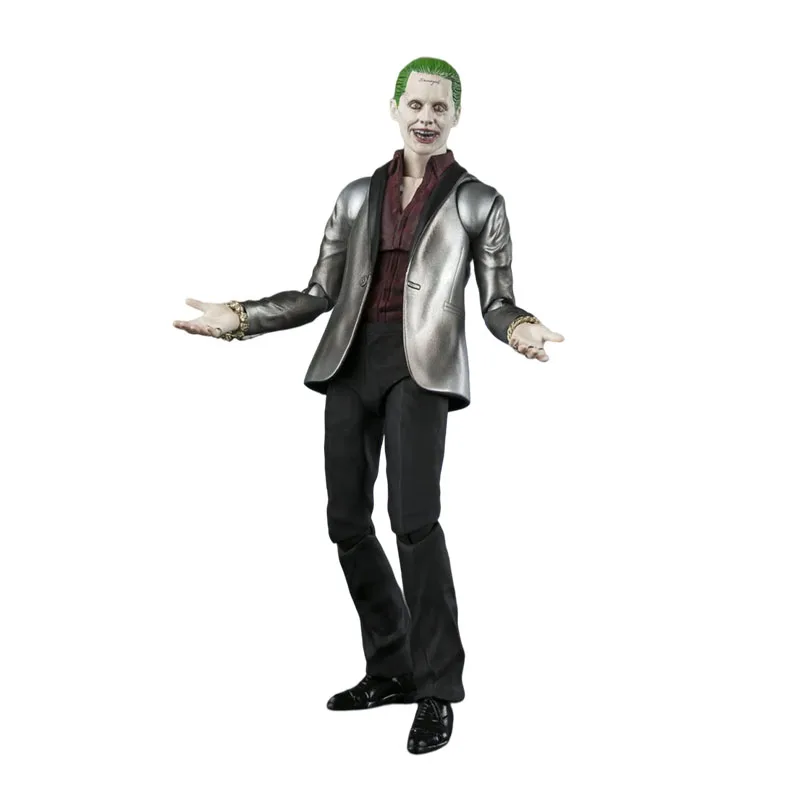 Bandai Batman Joker Jared Leto Dc Anime Suicide Squad 14cm S H Figuarts Action Figure Doll Collection Model Kids Toys Boys Gift Action Figures Aliexpress