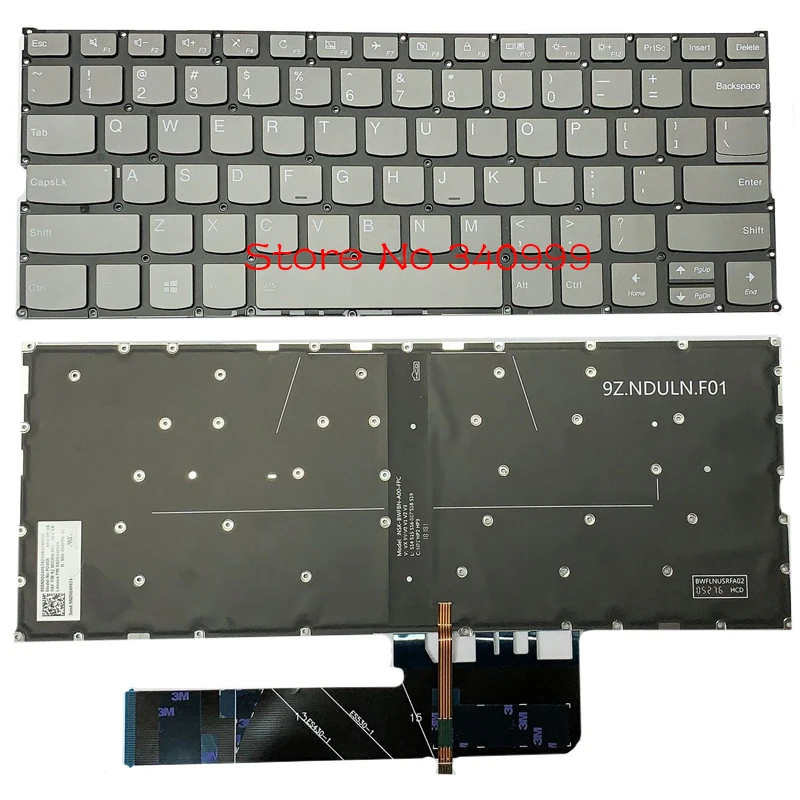 Новая клавиатура для lenovo Yoga 530-14 530-14ARR 530-14IKB США с подсветкой
