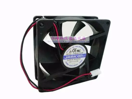 Jamicon JF0825S1M BR DC 12V 0.15A 80x80x25 мм 2 провод Сервер вентилятор