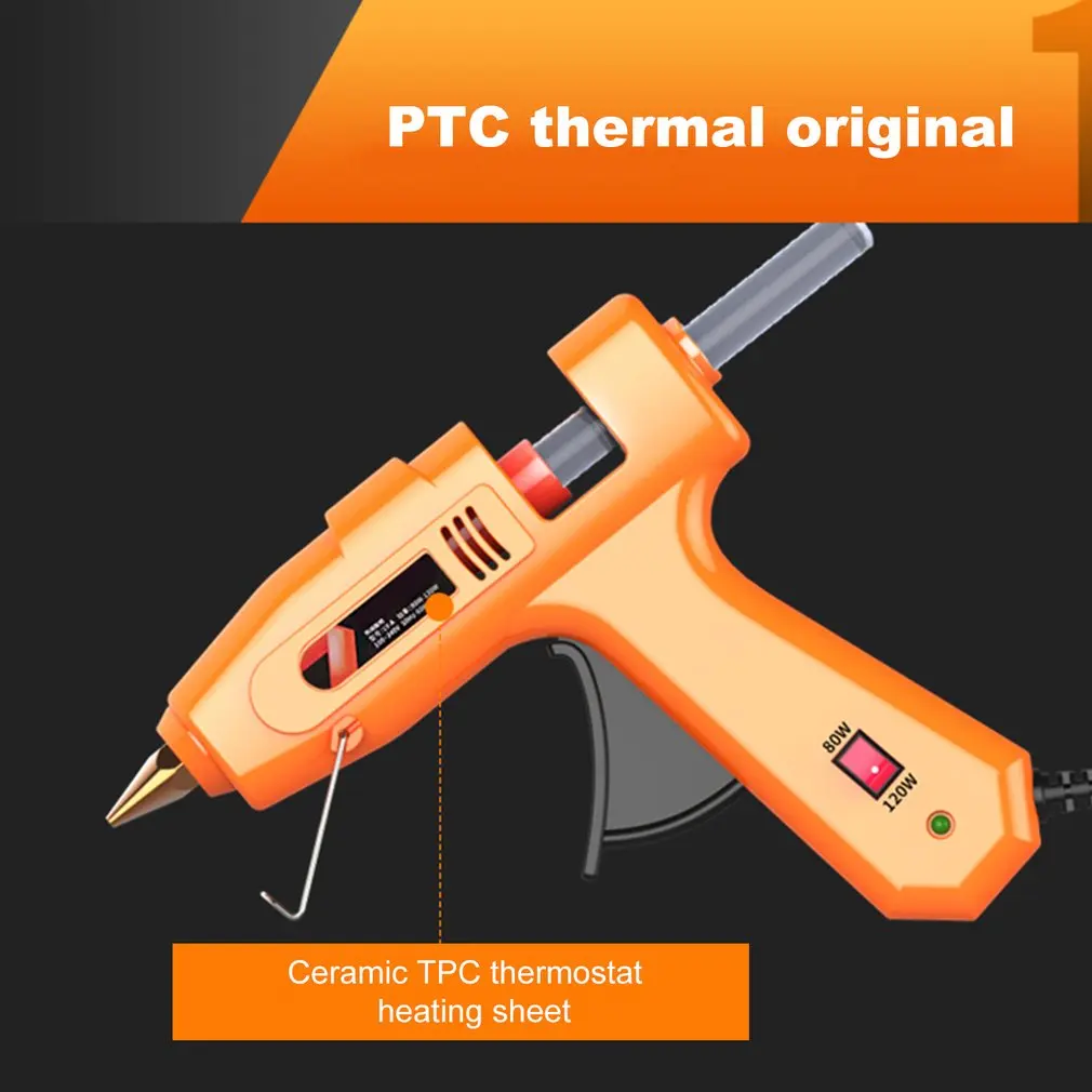 Термоплавкий клеевой пистолет 100 Вт для DIY игрушка для развития моторики Инструменты для ремонта электрический тепловой температуры