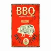 Dad's BBQ Zone Vintage Barbeque Party Metal Sign Grill Time Wall Art Poster for Bar Pub Kitchen Retro Printing Home Decor WY81 ► Photo 2/6