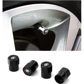 

4 Pcs car tire valve cap sticker cap tyre dust cap For Buick Regal Excelle Royaum LaCrosse Park Avenue Excelle XT accessories