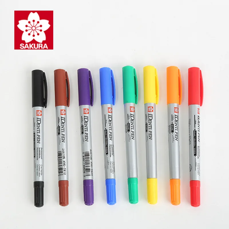 

Wholesale Japan SAKURA Cherry Blossom Marking Pen XYK-T Oily Small Double Headed Marking Threaded Signature Marker