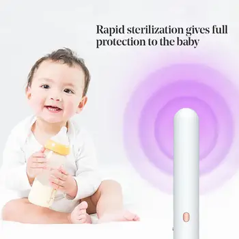 

Portable Office Travel LED Rechargeable Ultraviolet Sterilizer Light Disinfection UV Lamp kill mites Mites Lights Sterilizer