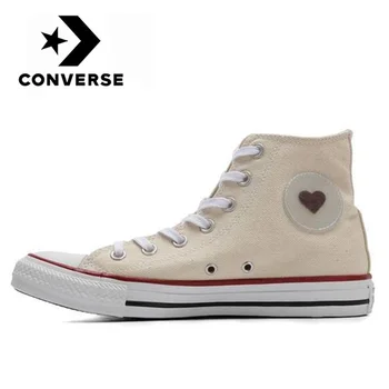 

Original Converse Chuck Taylor All Star tonto amor Denim alta zapatillas de skate alta cómodo zapatos de lona casuales zapatos