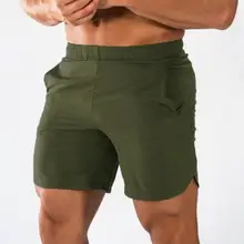 Новинка, однотонные спортивные мужские шорты для бега, быстросохнущие штаны для фитнеса, баскетбола, тренировок, пять штанов