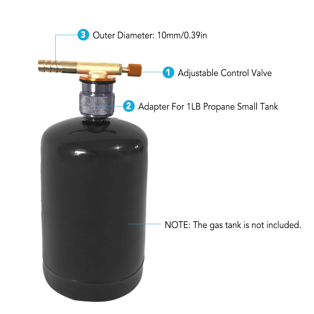 Кемпинг адаптер газовой плиты 1LB пропан небольшой бак вход Кемпинг Плита Газовая горелка Lindal клапан Выход Открытый горелка газовый адаптер
