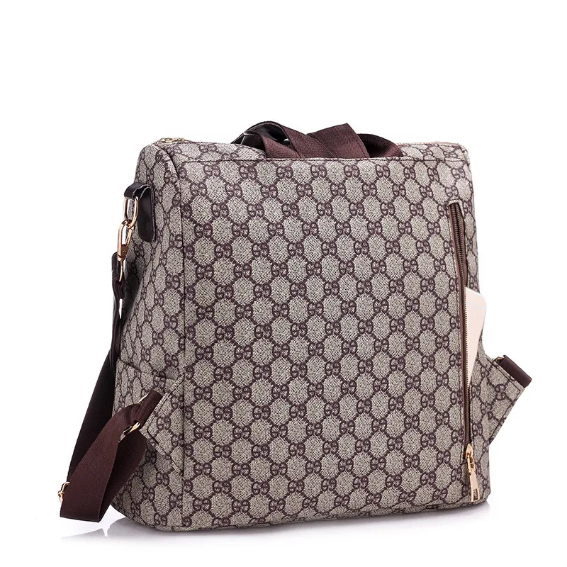 

Fashion & Sports Backpack Classic Lettered WOMEN'S Bag Multi-functional Bucket Backpack Simple Glorious Girl'S School Bag