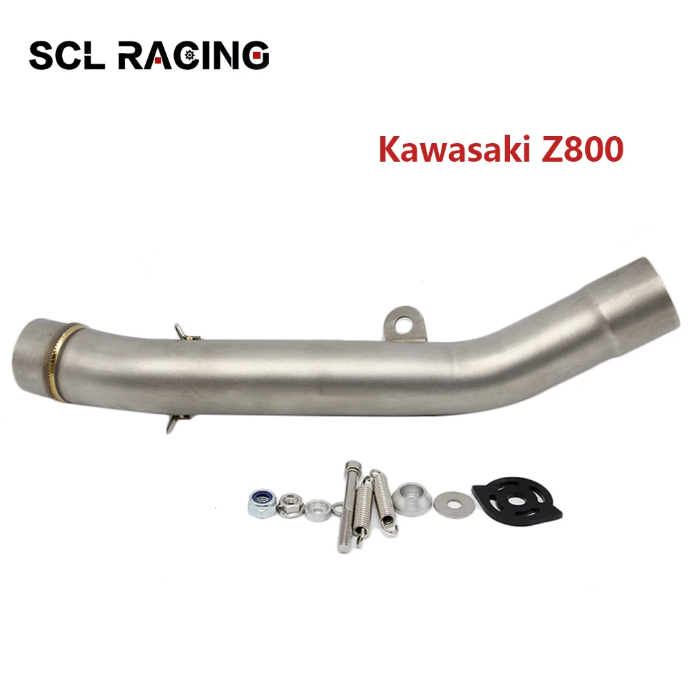 Alconstar Новинка 1 шт. Аксессуары для мотоцикла выхлопная средняя труба Kawasaki Z800 2013