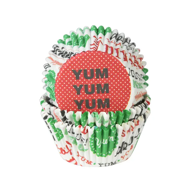 100pcs/set Muffin Liners Cupcake Paper Cups Cake Forms Baking Box Case Cake Mold Decorating Tool Wedding Birthday Party Supplies D12