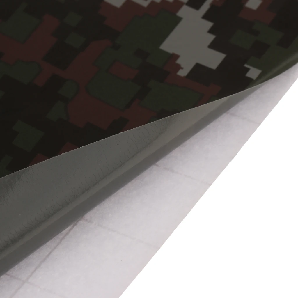 Digital Military CAMO Camouflage Woodland Vinyl Sticker Wrap Decal Sheet
