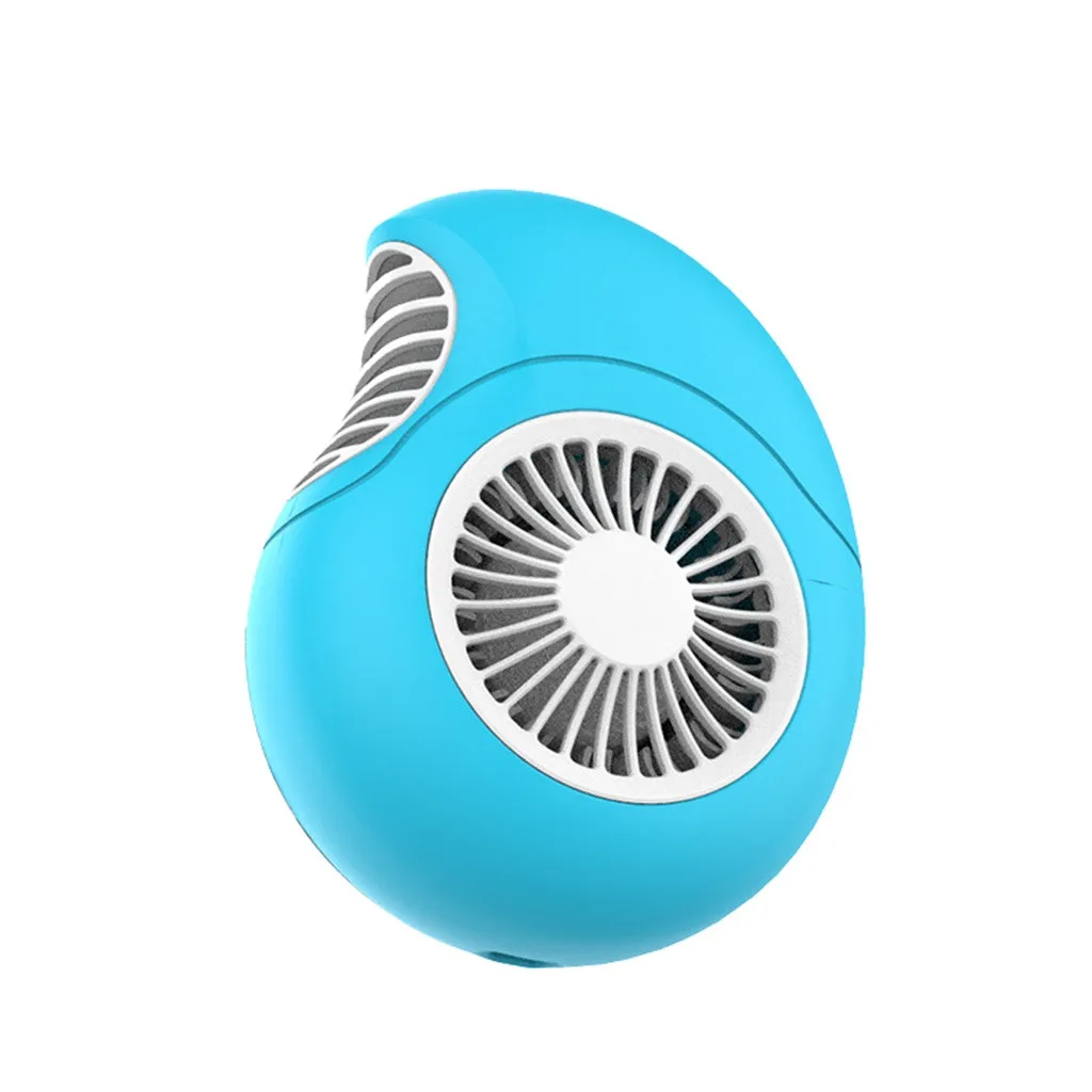 Turbo Портативный мини часы в форме вентилятора USB RechargeableLow Шум портативный