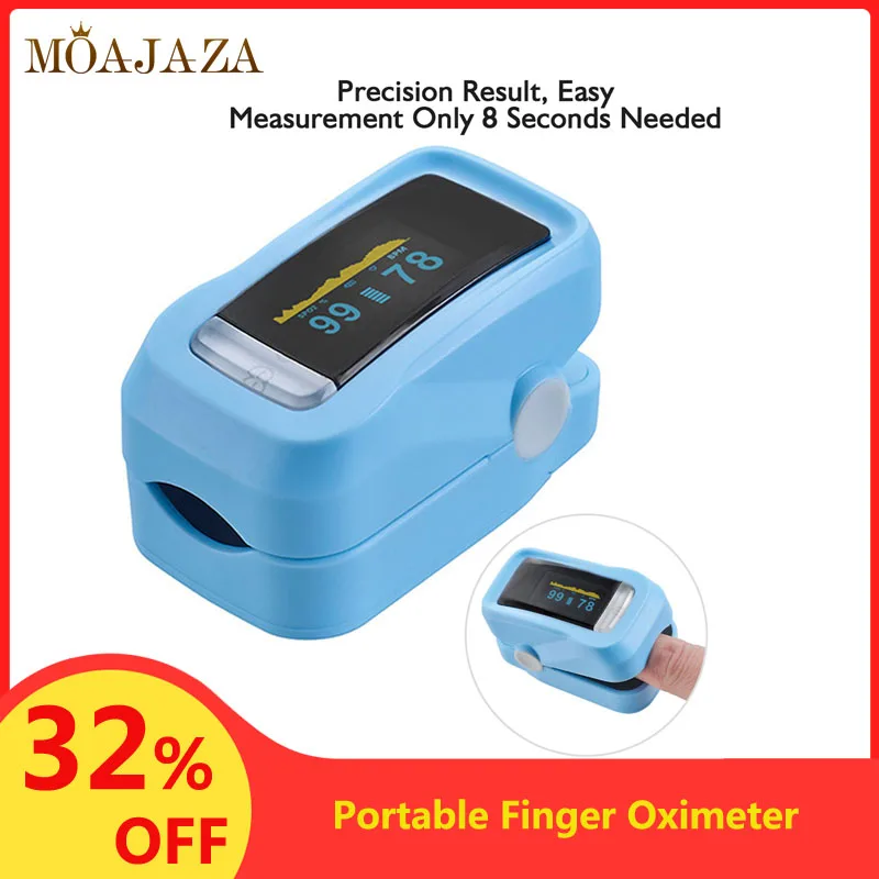 

Digital Pulse Finger Oximeter OLED Display Fingertip Heart Rate Monitor Medical Pulsoximeter SpO2 PI Health Care Monitors Home