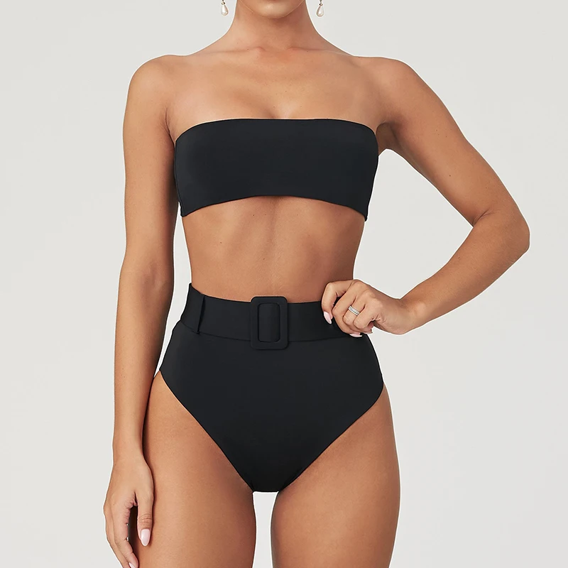 

Bikini Set Women High Waist Sexy Beach Swimwear Female Two Pieces Bathing Suit Swimsuit Summer Two Set Bikinis New Fashion