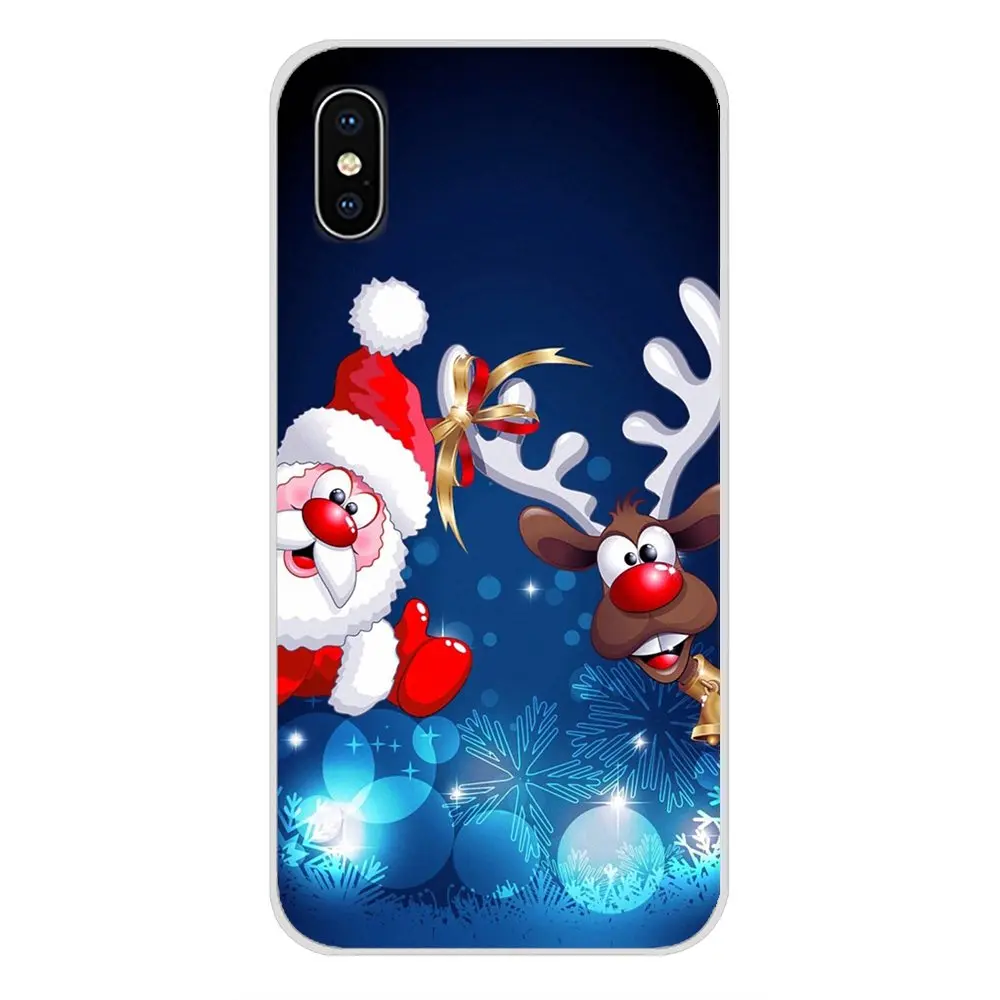 images 10 Для huawei G7 G8 P7 P8 P9 P10 P20 P30 Lite Mini Pro P Smart Plus чехол для телефона с Рождеством год Лось снег - Цвет: images 10
