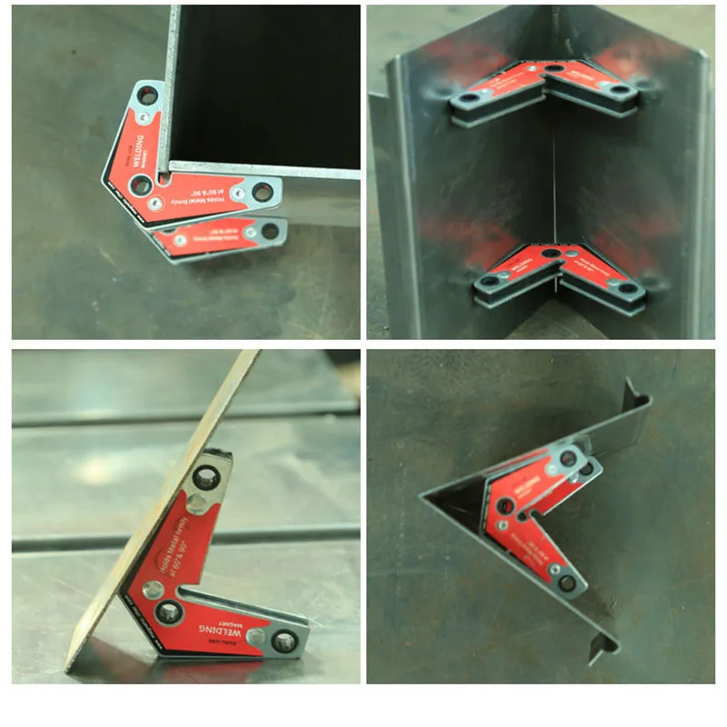2pcs Multi-angle Mini Welding Magnets Neodymium Clamp Holder Never Degaussing Lifting Welding Positioner 60 90 Degrees