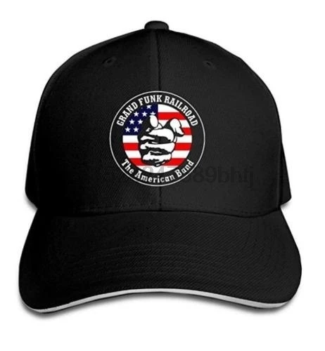 Grand Funk Railroad Mark Farner Max Carl сэндвич Кепка Snapback Hat Cool Black