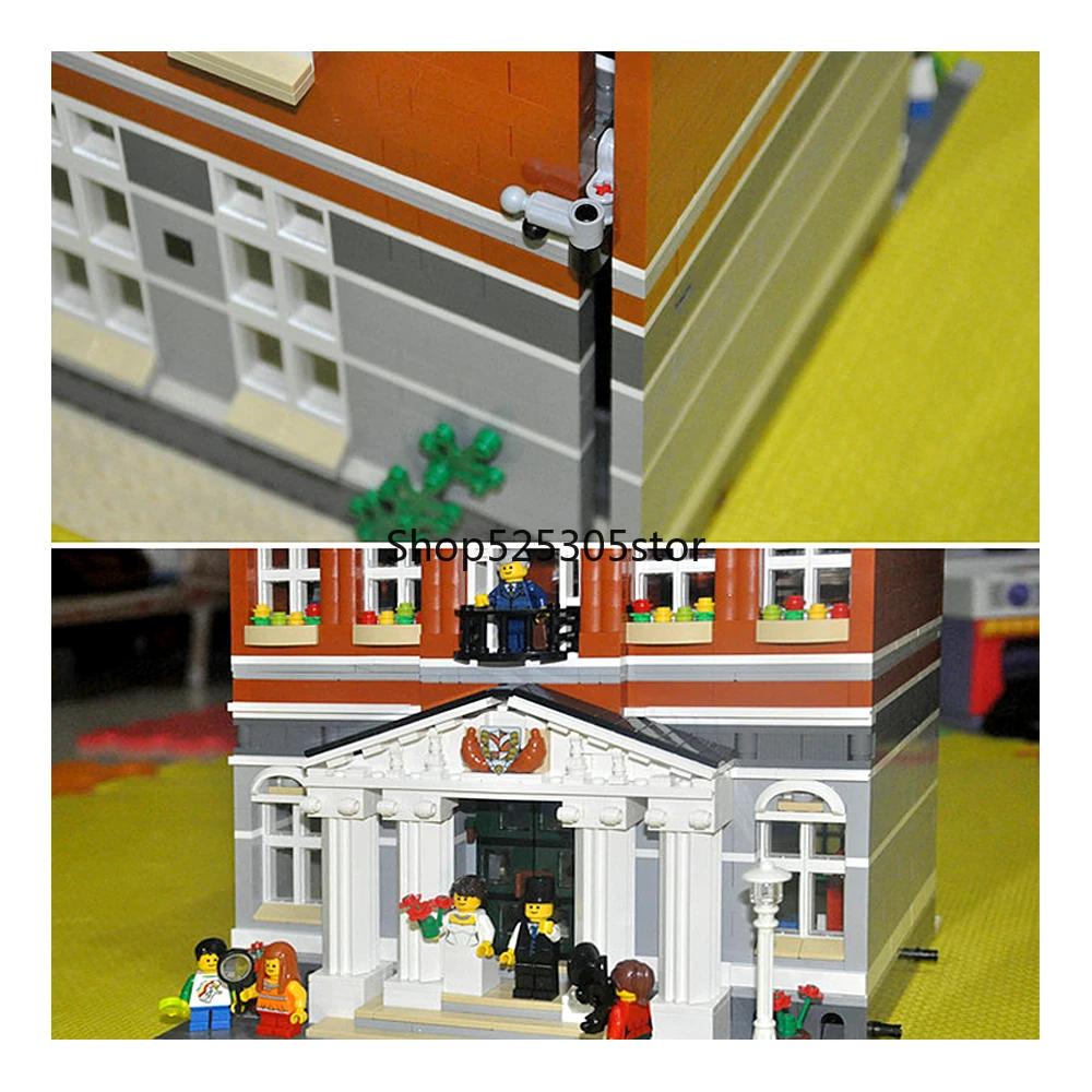 10224 Creator The City Hall House 15003 2413 шт., модель уличного вида, строительные наборы, блоки, кирпичи, обучающие игрушки
