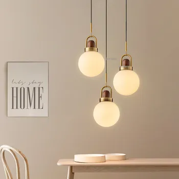 

Postmodern LED Home Indoor Decoration Lighting Light Fixtures The Bar Pendnat Lights Living Room Bedroom Hanging Pendant Lamp