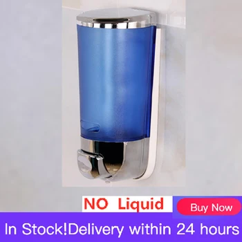 

500ml ABS Bathroom Hotel Liquid Wall-Mounted Hand Soap Dispenser Elbow Press Soap Pump Sanitizer Dispenser