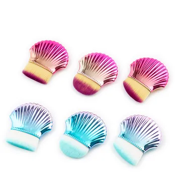 

1Pcs Professional Shell Shape Makeup Brush Foundation Contour Cosmetic Brush Makeup Tools Kit Powder Face Blush Brushes
