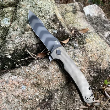 

Upscale Folding Knife Zero Tolerance 0920 EDC titanium alloy handle built-in flat ball bearing gasket Hunting Tool Best Gift