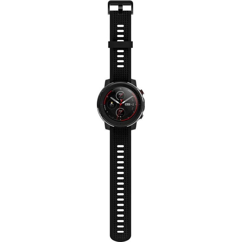 Смарт часы AMAZFIT Stratos 3 48.6мм 1.34&quot черный/черный|Смарт-часы| |