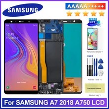 Écran tactile LCD TFT, pour Samsung A7 2018 A750 SM-A750F A750FN=
