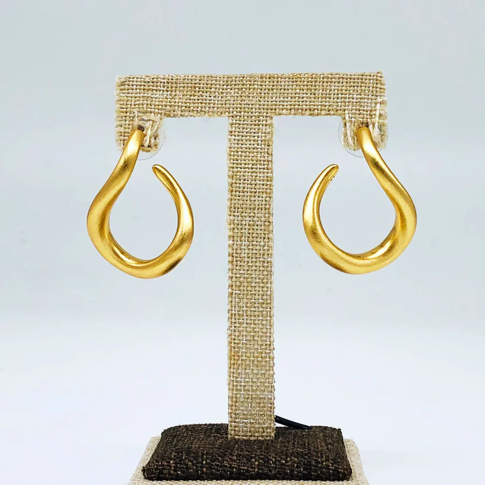 

Viennois Stud Earrings for Women Open Cuff Geometric Crystal Earrings Lady