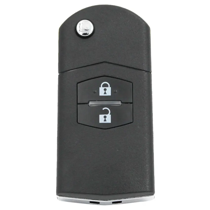 Обновленный складной Автомобильный ключ раскладушка с 2 кнопками чип 433 МГц 4D63