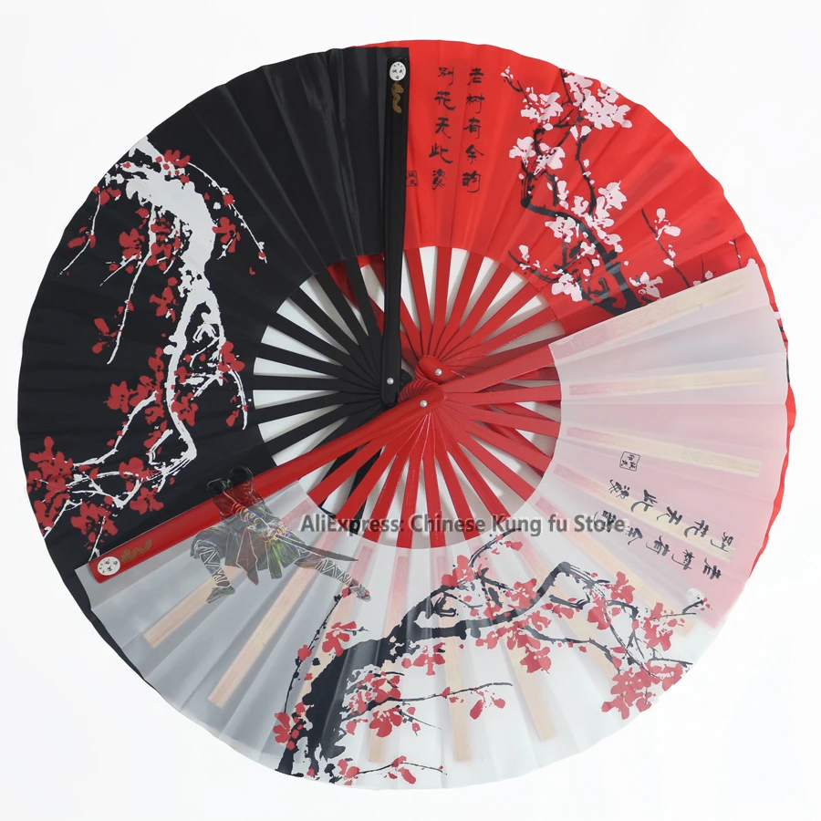 Description Picture 2 of itemChinese Bamboo Tai Chi Fans Wushu Kung fu Fan Martial arts Equipment High Quality