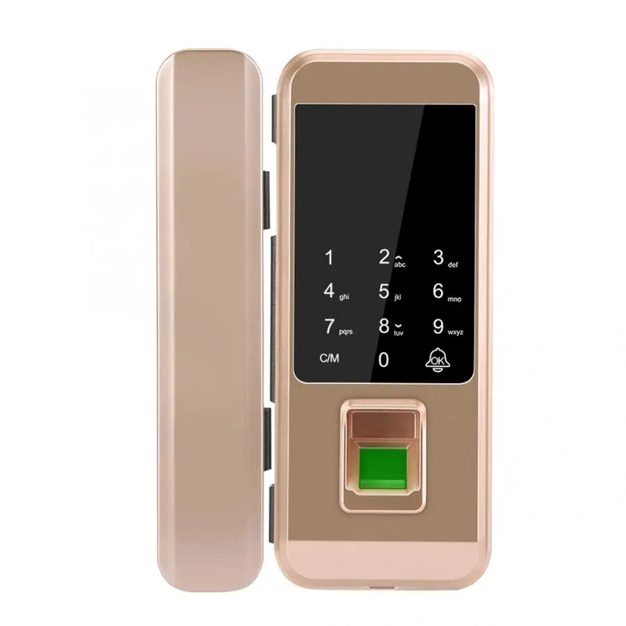 RFID замок со сканером отпечатков пальцев 125 кГц|Дверные замки| |