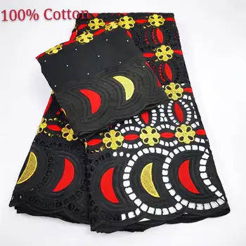 

Latest Lace fabric african cotton dry lace embroidered french lace fabrics guinea brocade fabric 5+2yards/lot ! LY61629