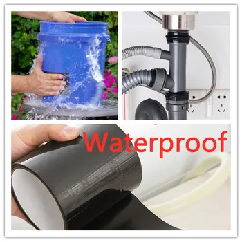 

1.52m Performance Self Adhesive Waterproof Tape Super Fix Stop Leak Repair Insulating Sealing Tape Stickers Home Improvement