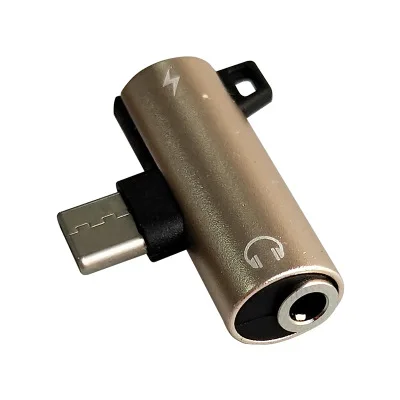 2 in 1 type c 3 5mm aux adapter USB C to 3 5mm AUX Headphone Adapter for xiaomi mi 9 8 6 Type C 3 5 Jack Earphone Audio adapter