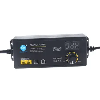 

Adjustable Power Adapter With Display Screen AC100V-240V To DC3.8V-37V EU Plug
